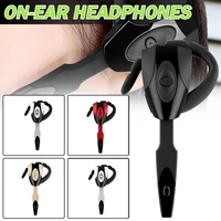 1pc 2 4ghz hanging wireless headset earbuds adjustable noise cancelling headphones with built in hd microphones