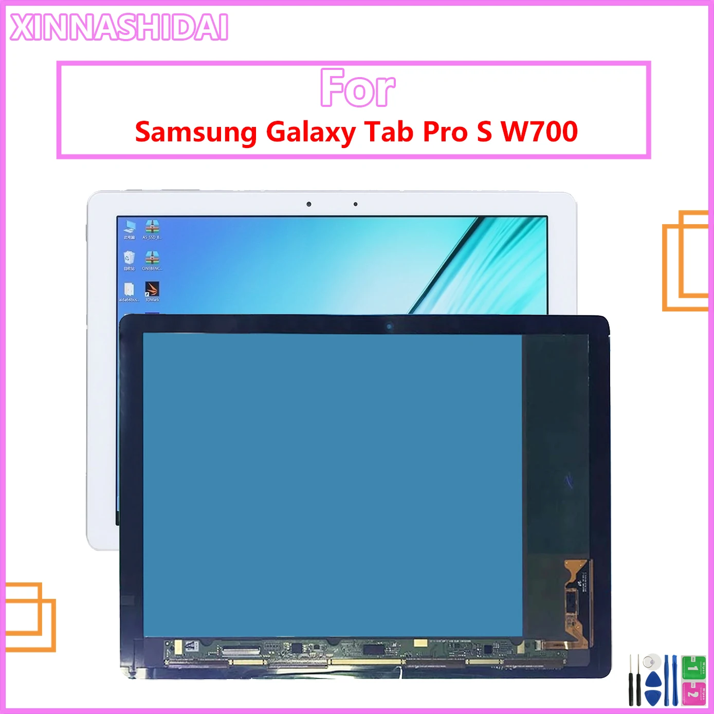 

100% протестирован для Samsung Galaxy Tab Pro S W700 SM-W700 дисплей сенсорный экран дигитайзер в сборе сверхкачественный планшет ЖК