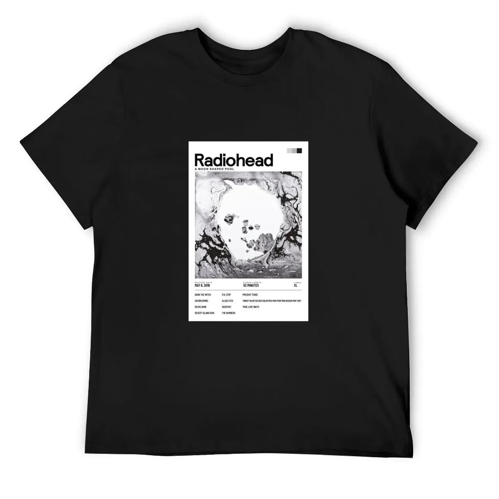 Radiohead - футболка для бассейна в форме луны мешковатые рубашки милые топы мужские