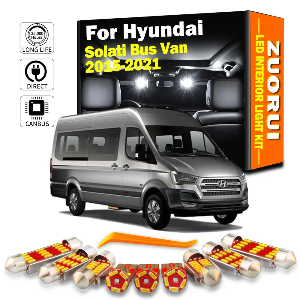 ZUORUI 10 шт. Canbus светодиодный комплект внутреннего купольного освещения багажника