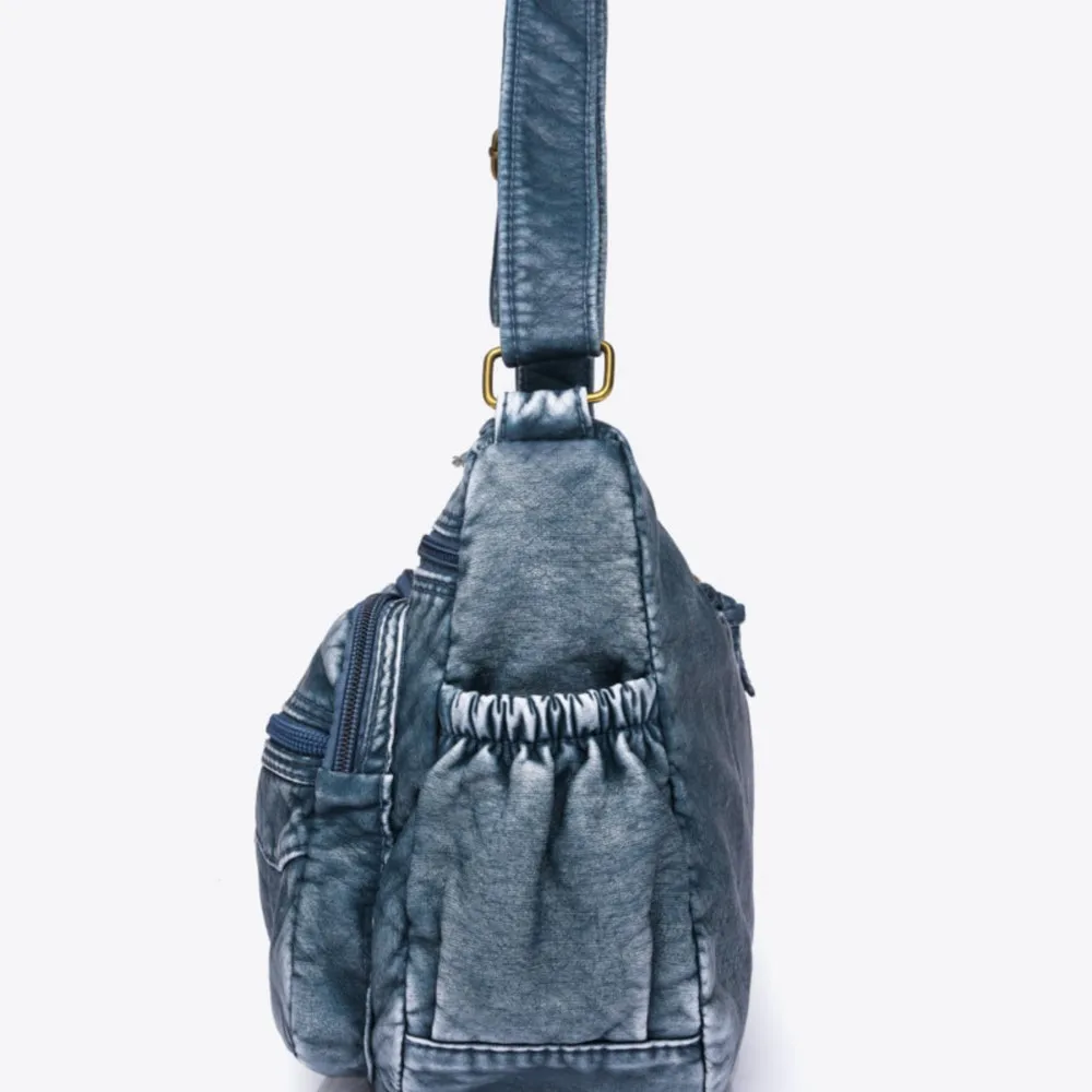 Washed Denim Color Bag Women Shoulder Bag Pu Leather Crossbody Bag Soft bags for women Designer Messenger Women's Satchels Bag