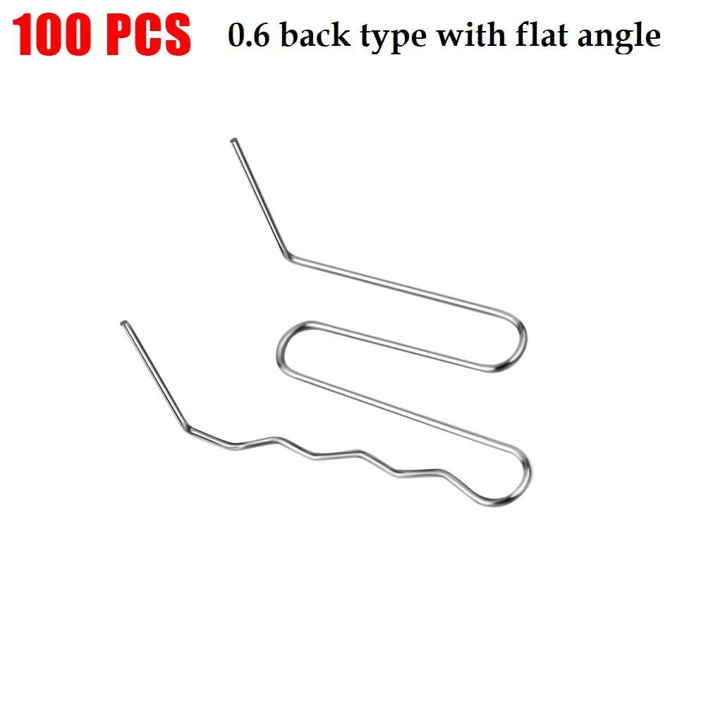 

Precut Staples Welding Nail Flat Angle/S Type Precut For Repair/Welding Disassemble Easily For Plastic Nylon PVC ABS