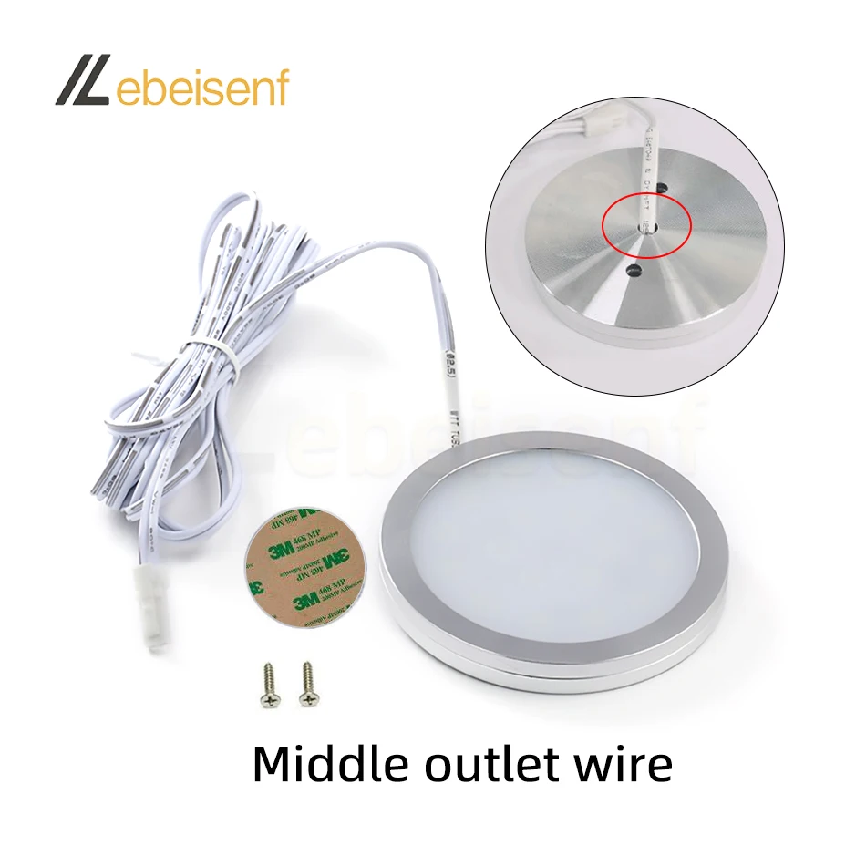 

Потолочный светильник Lebeisenf LED круглой формы серебристого цвета