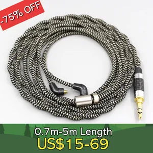 Image for 2 Core 2.8mm Litz OFC Earphone Shield Braided Slee 