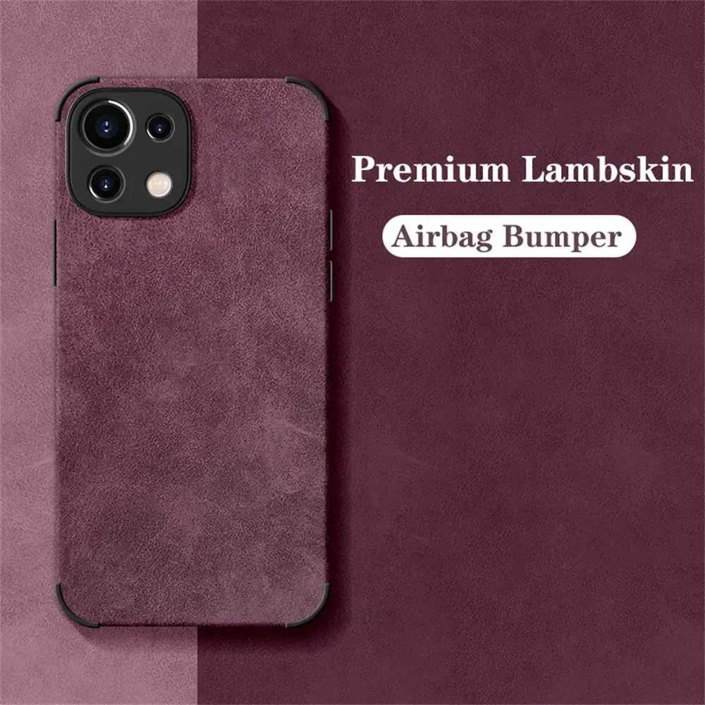 Винтажный кожаный чехол Mi11 11 lite для Xiaomi Mi 11 Lite 5g Ne 12 Pro 12s 12x 11i Redmi K50, роскошный противоударный чехол с подушкой безопасности