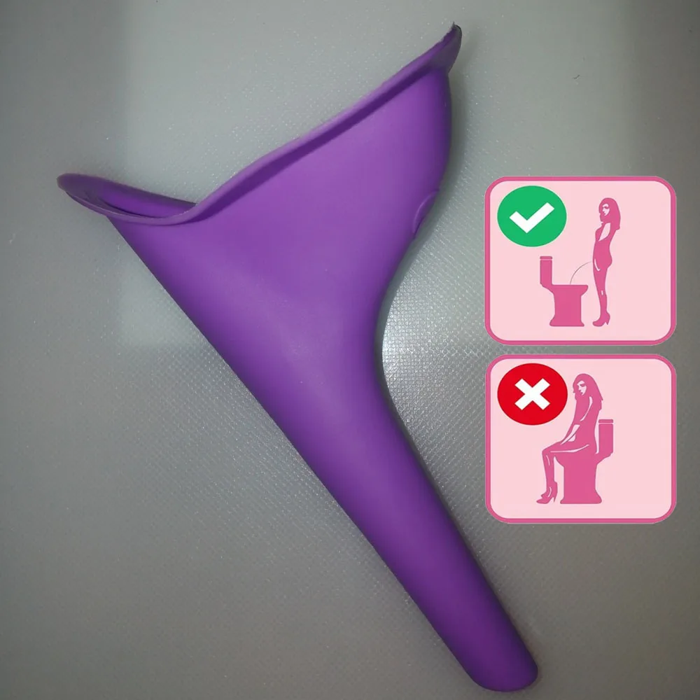 

Многоразовый женский писсуар, портативное устройство для мочеиспускания, для кемпинга, путешествий, улицы, воронка для унитаза