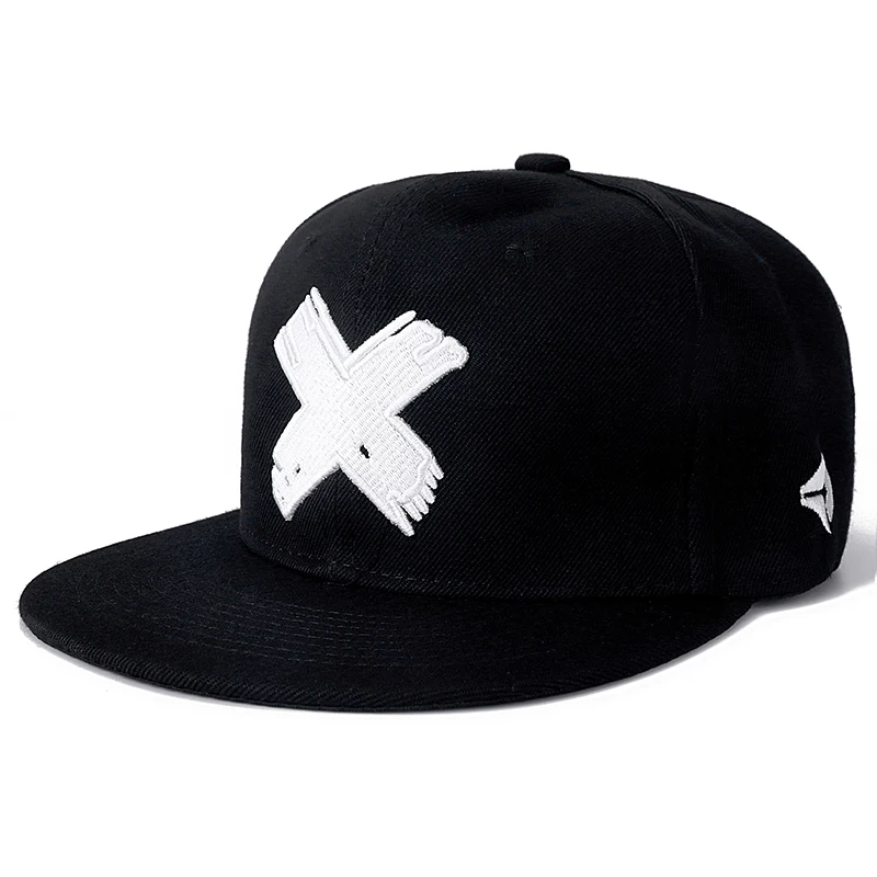 

Dropshipping Brand Letter X Snapback Cap Cotton Baseball Cap For Men Women Adjustable Hip Hop Dad Hat Bone Garros