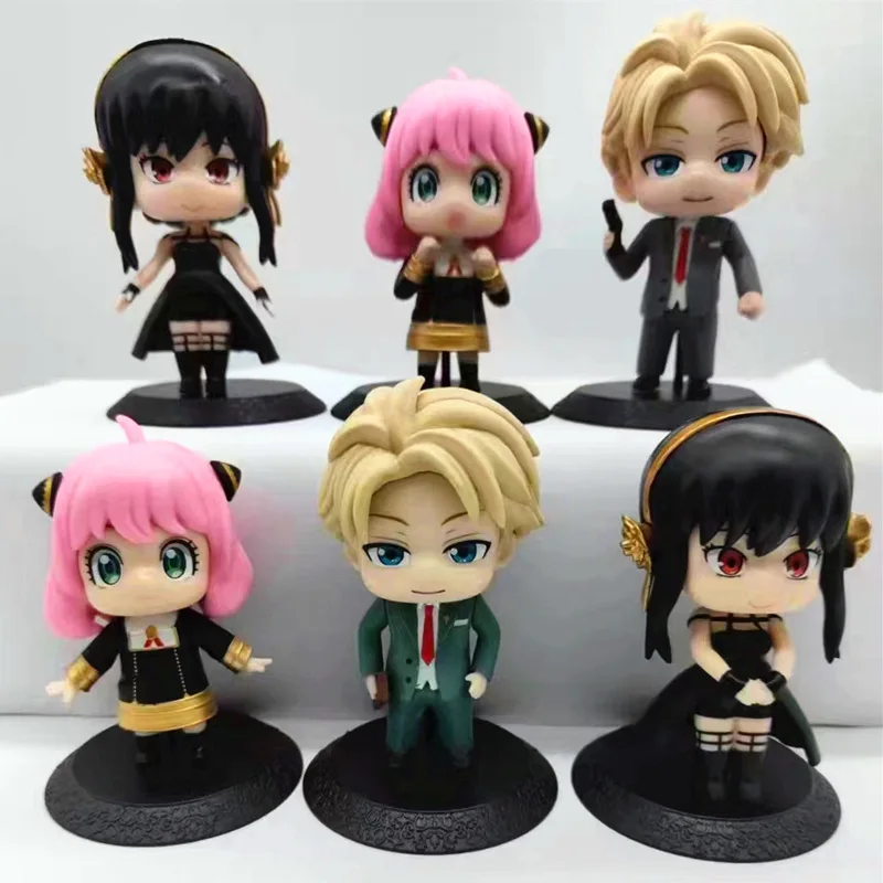 

Anime SPY×FAMILY Anya Forger Small Bean Mind Reading Uniforms Cute Model Doll Toy Gift Collect PVC