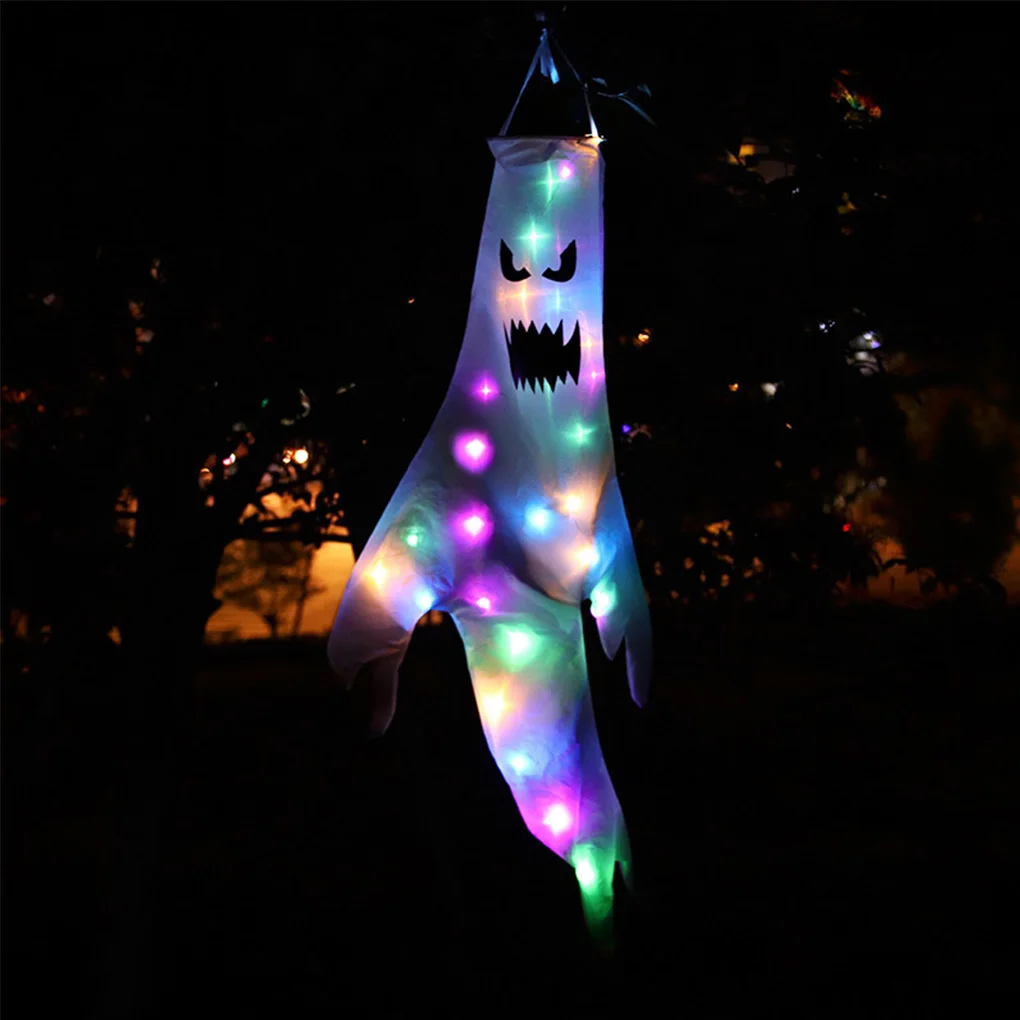 

Светодиодное украшение на Хэллоуин, мигасветильник, Гипсофила, привидение, фестиваль, платье, светящийся волшебник, лампа, Декор, подвесной ...