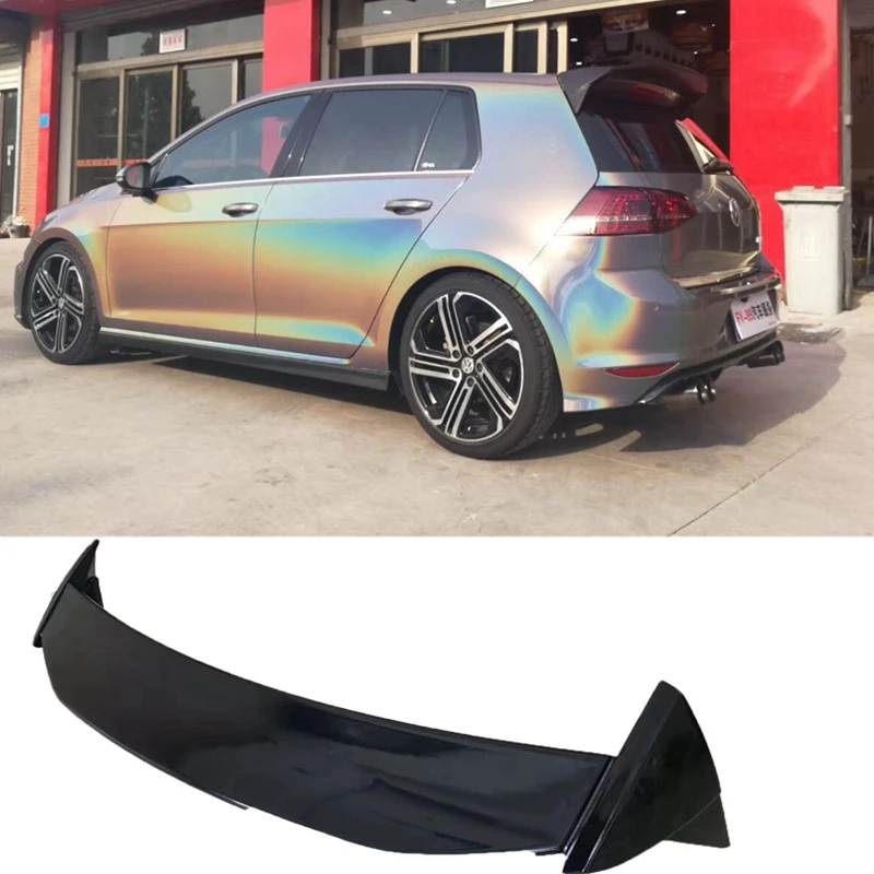 Roof Wing Aspec style for Golf7 MK 7 MK7.5 Car Styling ABS Plastic Mater Rear lip Spoiler Golf 2014-UP