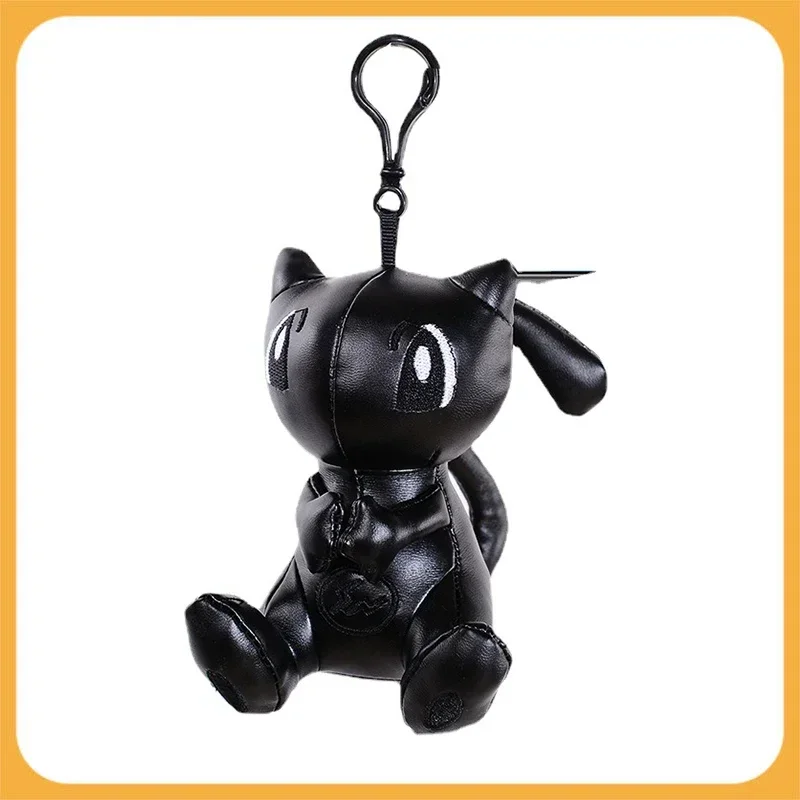 

Pokemon PU Leather Pendant Series Dark Mewtwo Keychain Lightning Pikachu Plush Doll Toy Children's Gifts