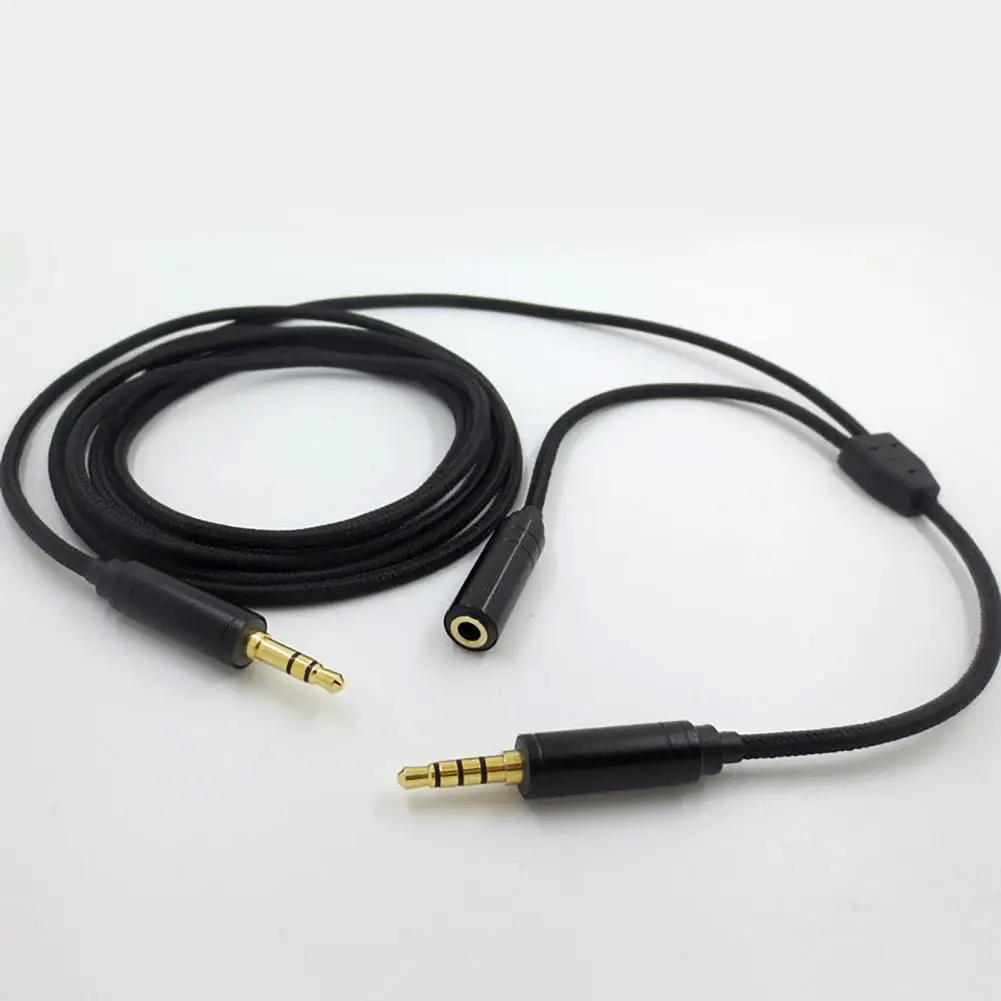 

Party Chat Cable Lightweight Black Audio Extension Cord 3.5mm Male to Female Party Chat Cord Audio Extension Cable