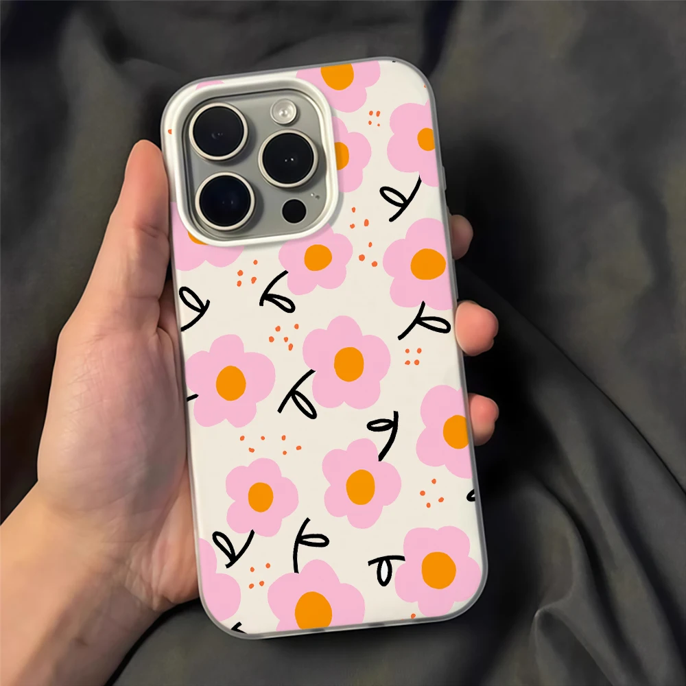Фото Скандинавский ретро-чехол с цветочным принтом из мягкого TPU для Xiaomi 14T, 17 Pro Max, 15 T Pro, Mi 11 Lite 5G, 17 Pro №1