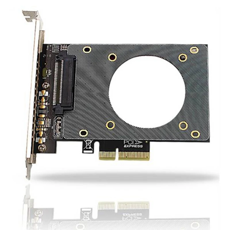 

PH46 U.2 SFF-8639 Turn PCIE X4 Expansion Card U2 Pcie X4-U.2 Riser Card SFF-8639 GEN4 SSD