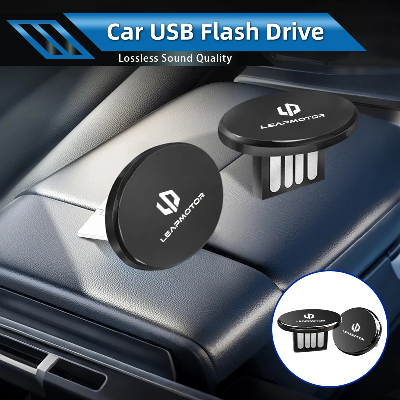 Фото Автомобильный USB-накопитель типа C, флэш-накопитель для Leapmotor Leap Motor C01 C10 B10 C11 T03 S01 C11 Reev 2022 2023 2021 №4
