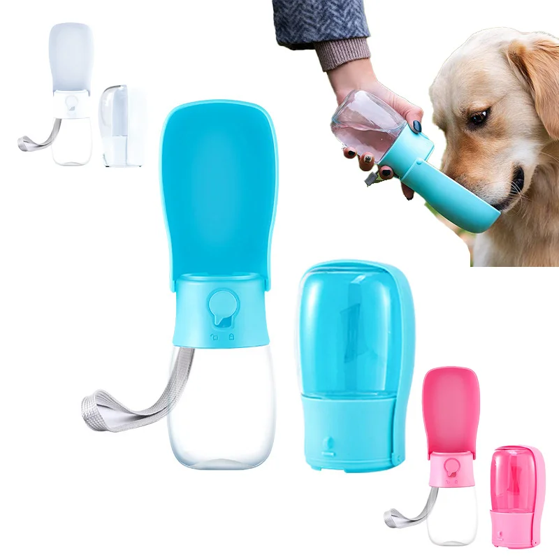 

Бутылка для воды для собак, контейнер для воды для домашних питомцев, складная Нетоксичная дорожная поилка для питомцев с компактной чашей ...