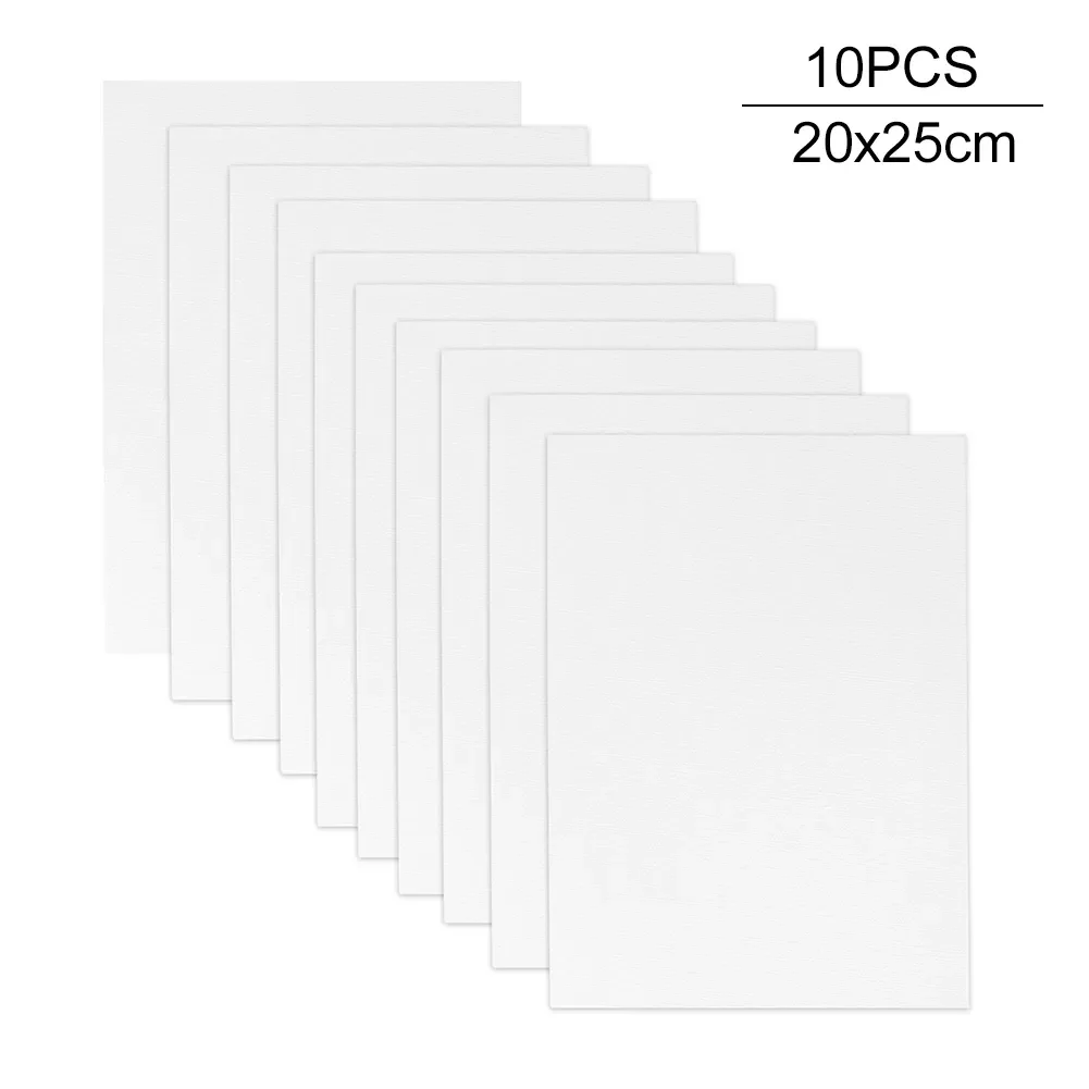 

Oil Painting Artist Primed Canvas Panel Student Watercolor Beginner Acrylic Paint Art Supplies White Blank Portable Kids