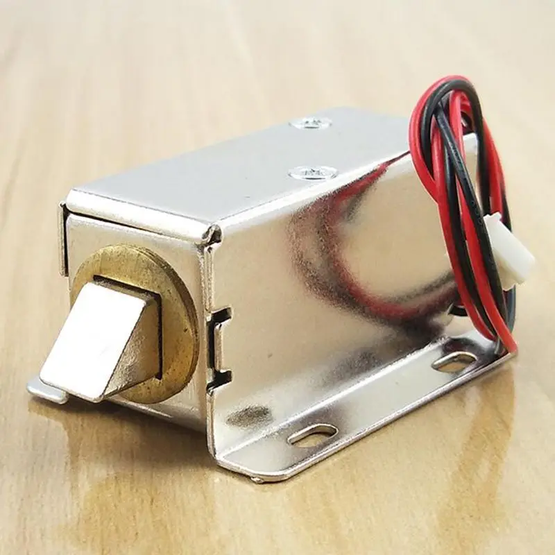 

DC 12V/24V Mini Small Solenoid Electromagnetic Electric Control Cabinet Drawer Lock Intelligent Auto Lock for DIY Project