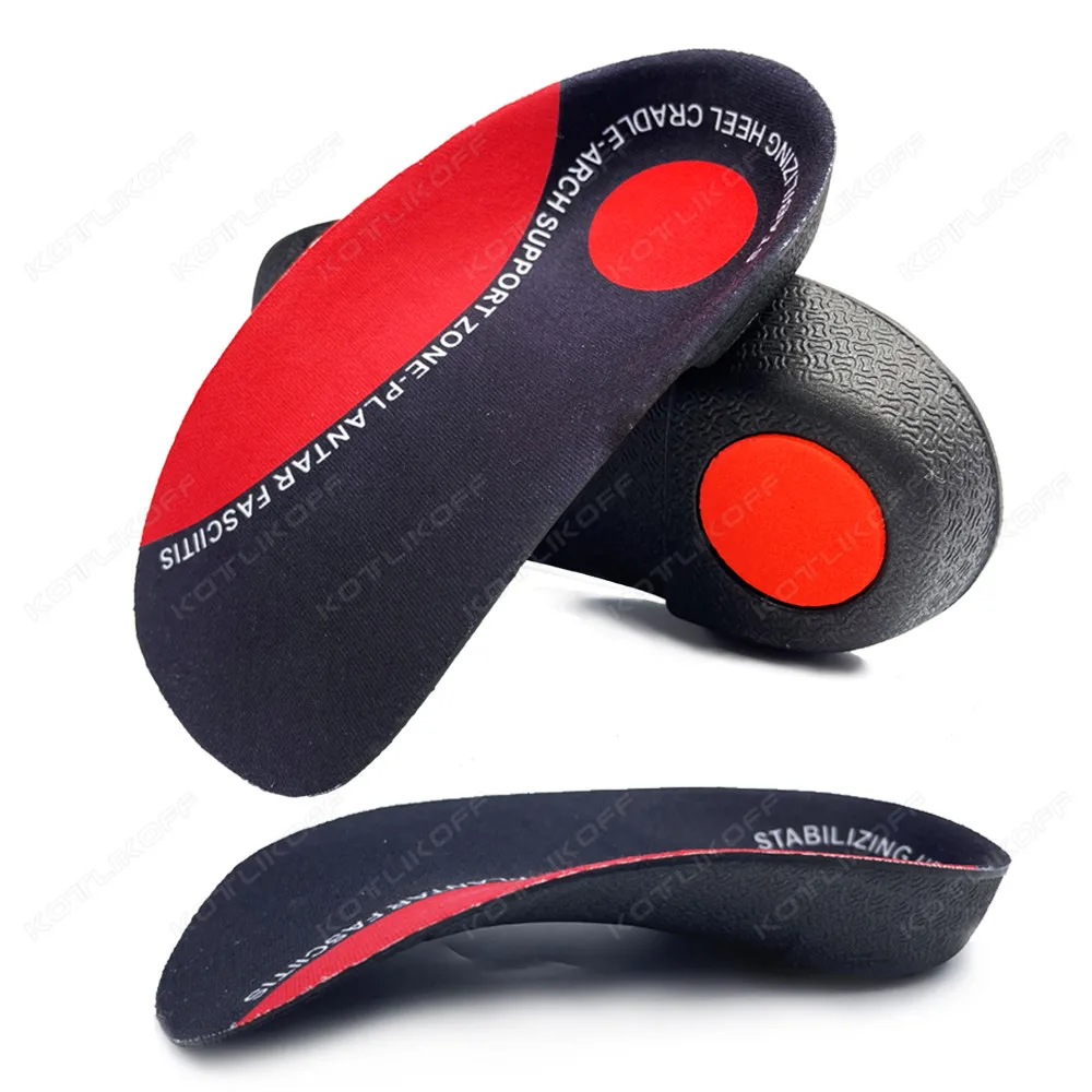Ортопедические стельки 3/4 с жесткими поддерживающими арками для суровых