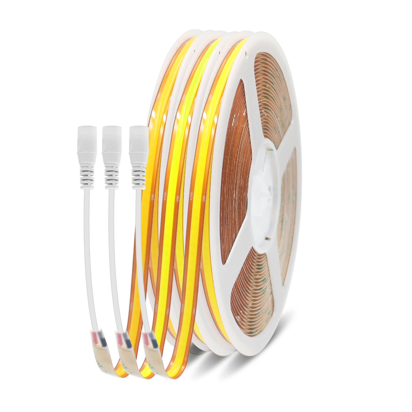 

HEGEHE COB светодиодная лента 24В тёплый белый 8мм