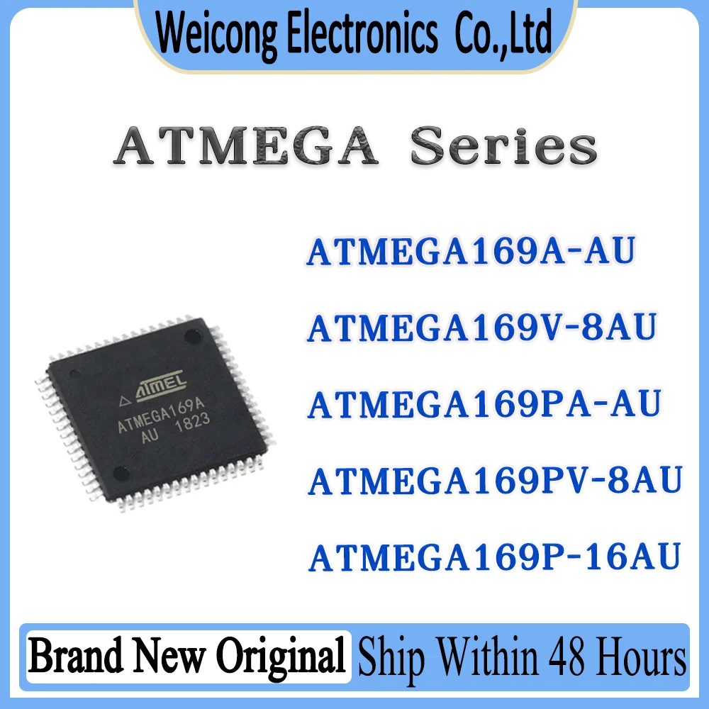 

ATMEGA169A-AU ATMEGA169V-8AU ATMEGA169PA-AU ATMEGA169PV-8AU ATMEGA169P-16AU ATMEGA169 ATMEGA ATMEG ATM AT IC MCU Chip TQFP-64