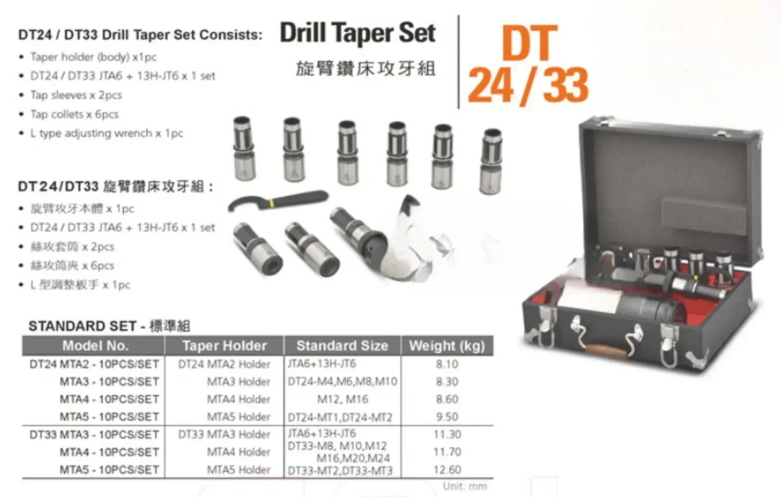 Корпус роторного сверлильного станка DT33-MTA5/DT33-MT5