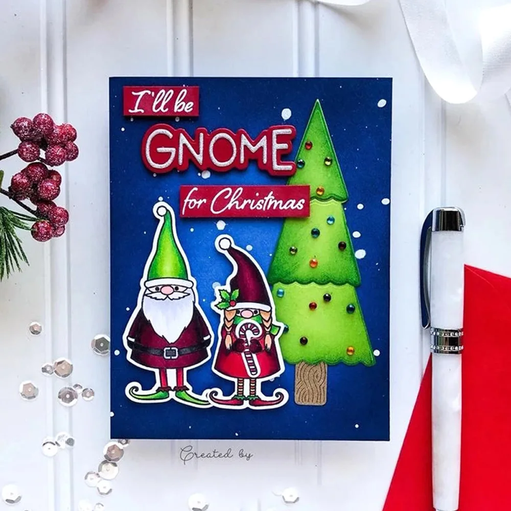 AliliArts GNOME GNOEL металлические штампы и для скрапбукинга нож рукоделия лезвие