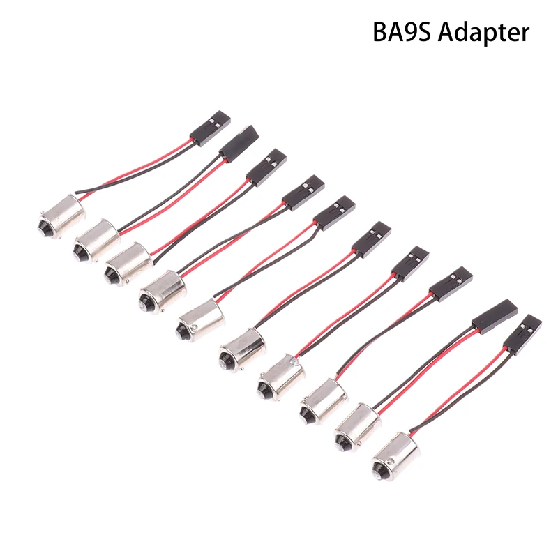 

10 шт. адаптер для автомобильного освещения, светодиодная панель, стоп-лампа, салон автомобиля, купольная лампа T10 BA9S T4W, гирлянда к розовому разъему, проводные кабели