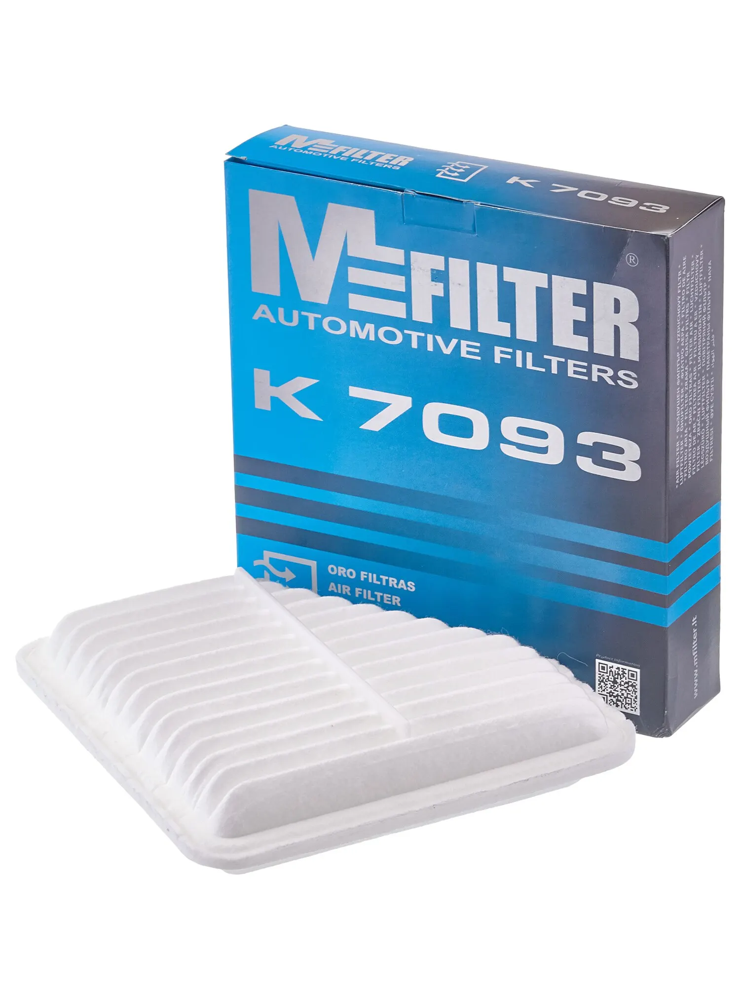 Фильтр воздушный K-7093 M-FILTER made EU. Toyota Avensis (09-) Camry (06-11) RAV 4 (05-) Кросс: C26003