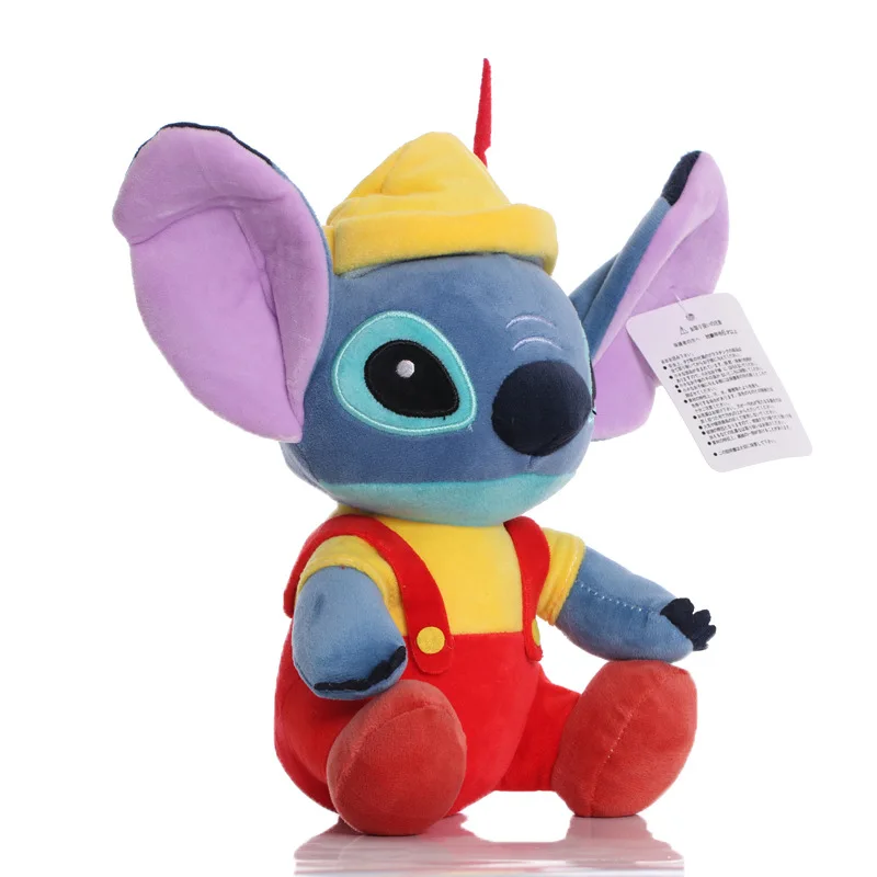 Плюшевые куклы Ститч Disney Мультяшные аниме игрушки Лило и плюшевые Stich подарок на