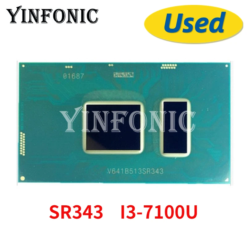 

Б/у чипсет SR343 I3-7100U I3 7100U BGA с шариком, протестированный на 100% рабочий