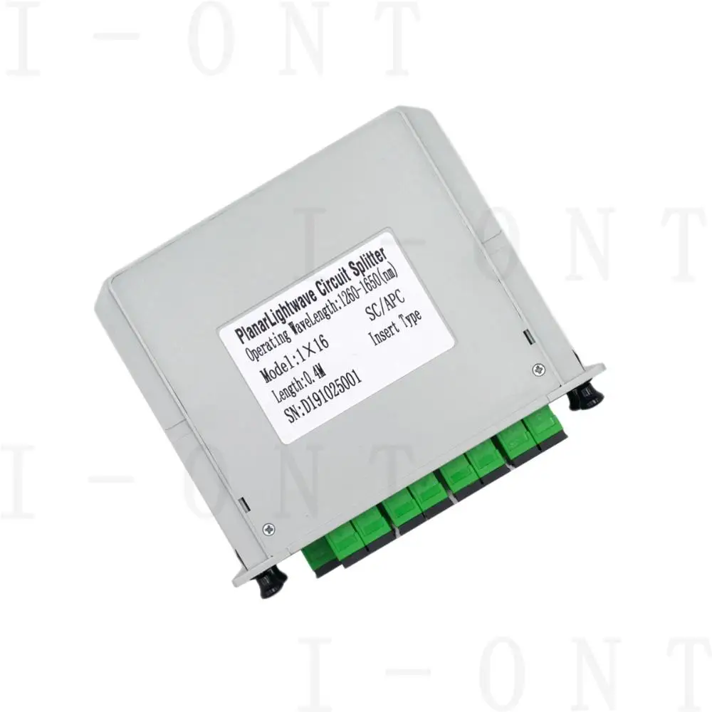1x16 Splitter LGX Box Cassette Card Inserting SC/APC PLC splitter Module 1:16 16 Ports Fiber Optical PLC Splitter Free Shipping