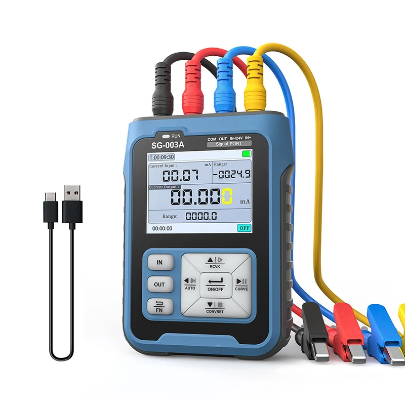 Adjustable Current Voltage Simulator 4-20mA Signal Generator Sources Transmitter Measuring Meter Diagnostic Tool