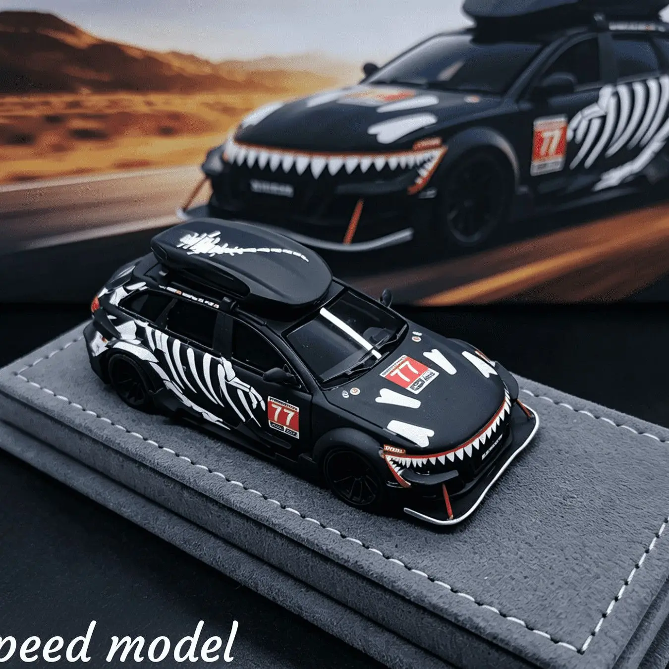 Фото Масштаб 1:64, RS6 (C7) DTM, ширококузовная версия Jon Olsson, статическая миниатюрная автомобильная модель из смолы, фигурка для взрослых, коллекционная игрушка для мальчиков. №2