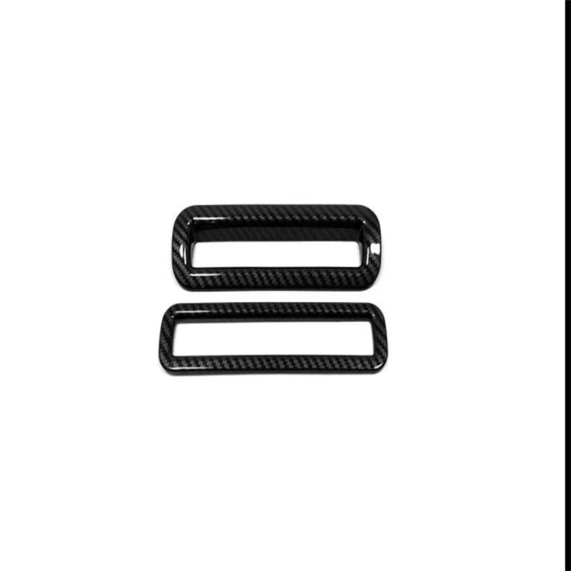 

For Nissan X-Trail 2021 2022 ABS Carbon Fiber Car Dashboard Side Headlight Switch Button Frame Cover Trim Car Styling Sticker