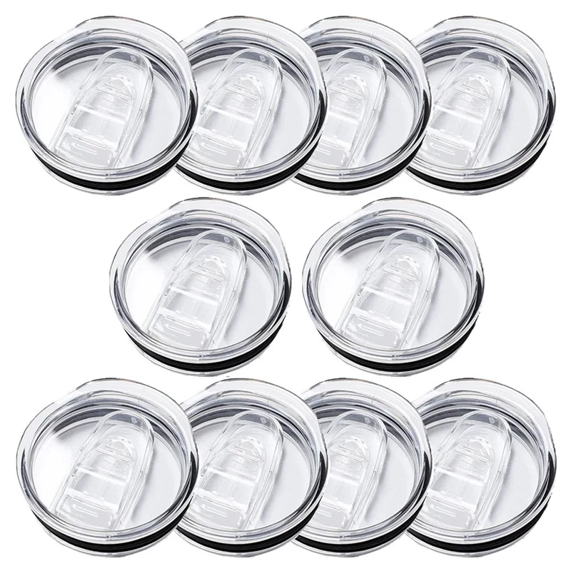 

Skinny Tumbler Replacement Lids 10 Pack, Plastic Splash Resistant Lids Covers Spill Proof For Skinny Tumbler Lid 20 Oz Durable