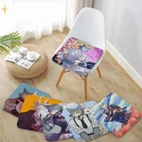 japanese anime beastars european dining chair cushion circular decoration seat for office desk chair cushions