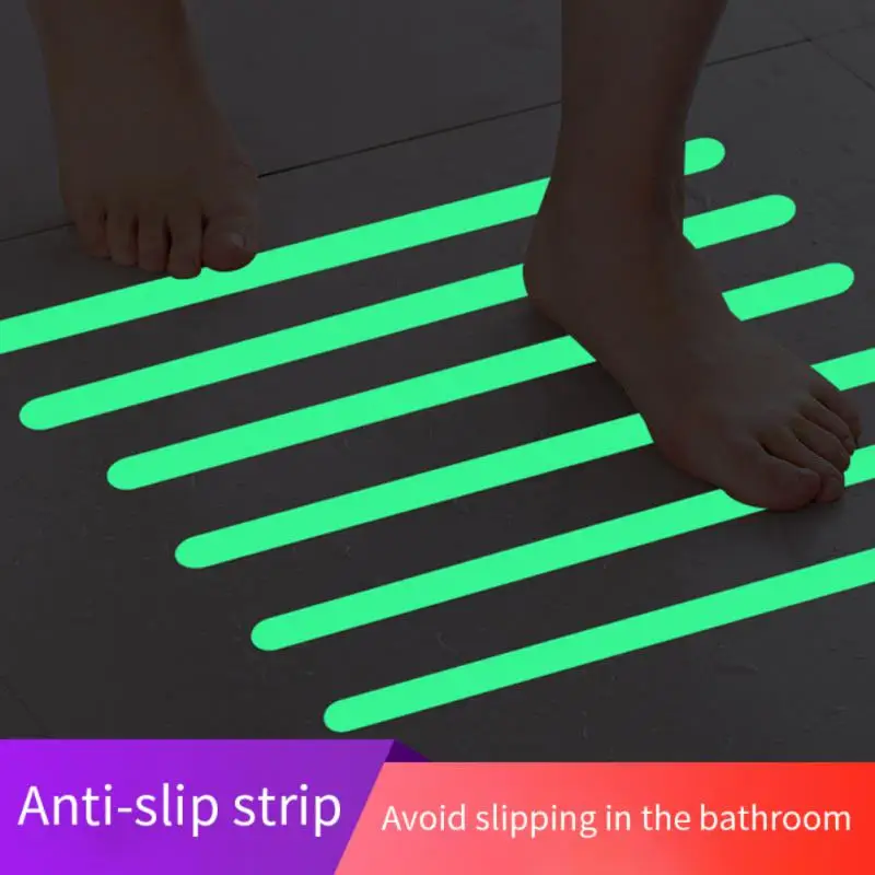 

High Strength Paste Shower Floor Stickers Bath Safety Strips Transparent Anti-slip Strips 6/12/24pcs Non Slip Tape