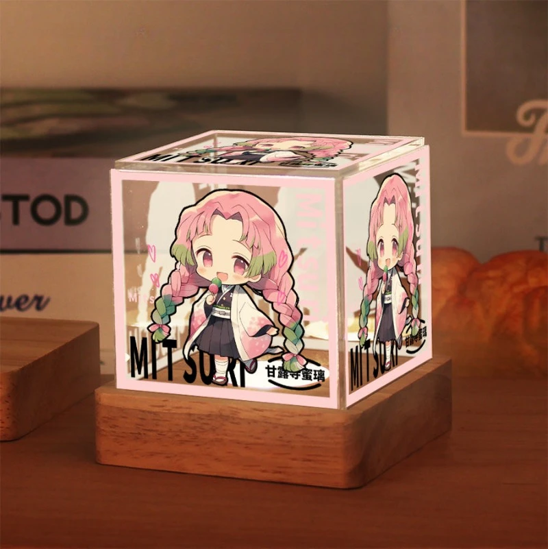 Demon Slayer Tokitou Muichirou Kanroji Mitsuri Ночник Аниме Периферийные устройства Милый мультфильм