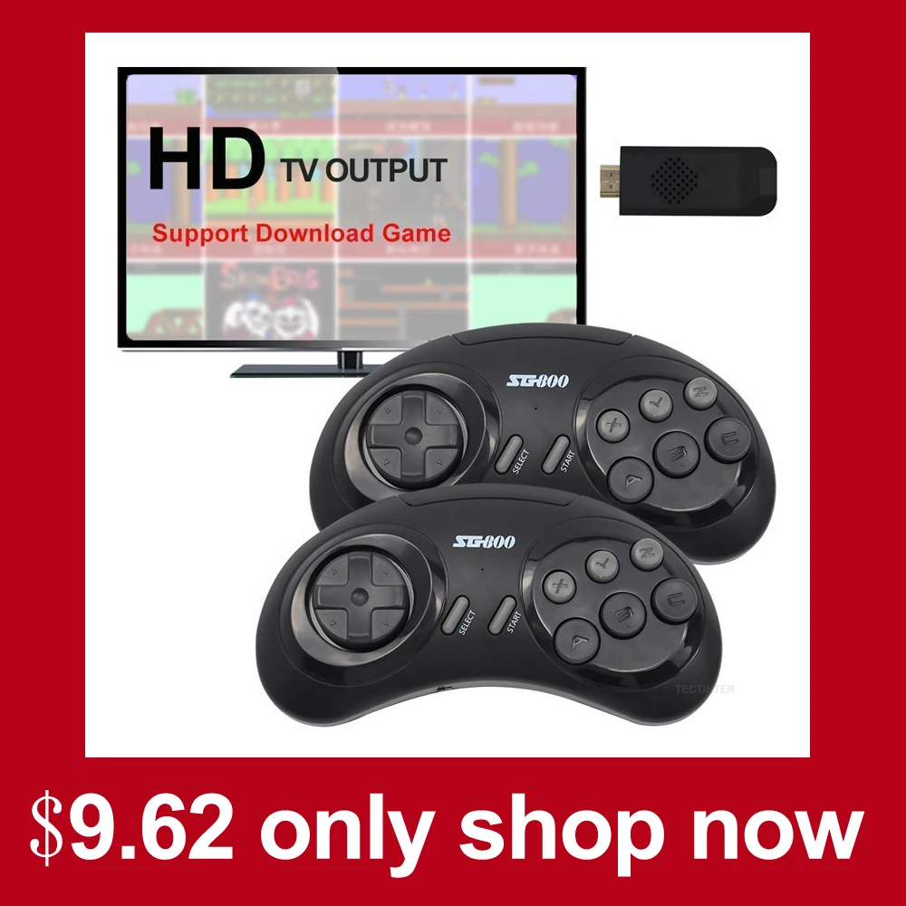 

Mini Retro Game Console Video Console With Wireless Controller Build in 688+ vintage games HD Wireless Portable Double Players