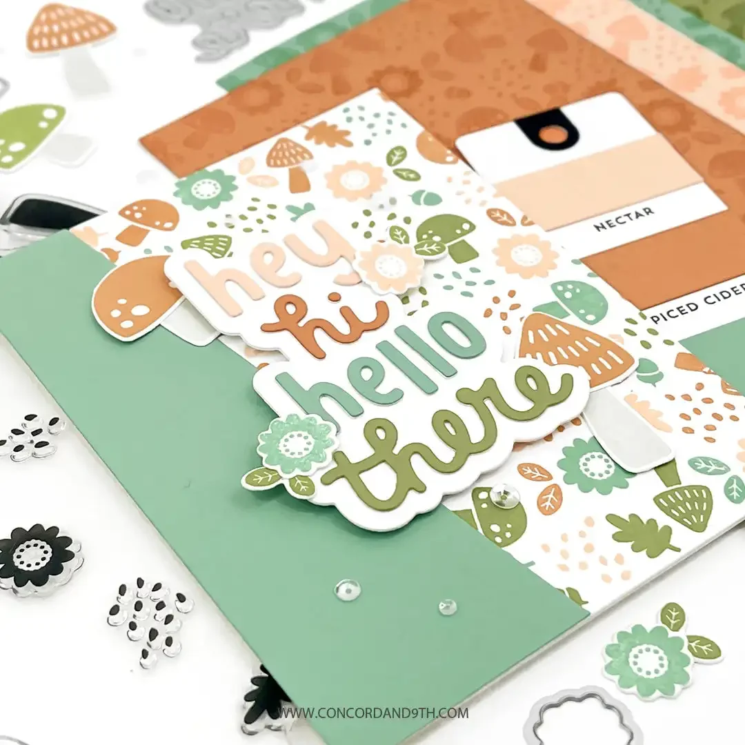 Прозрачные штампы Toadstool Turnabout металлические для DIY украшения скрапбукинга