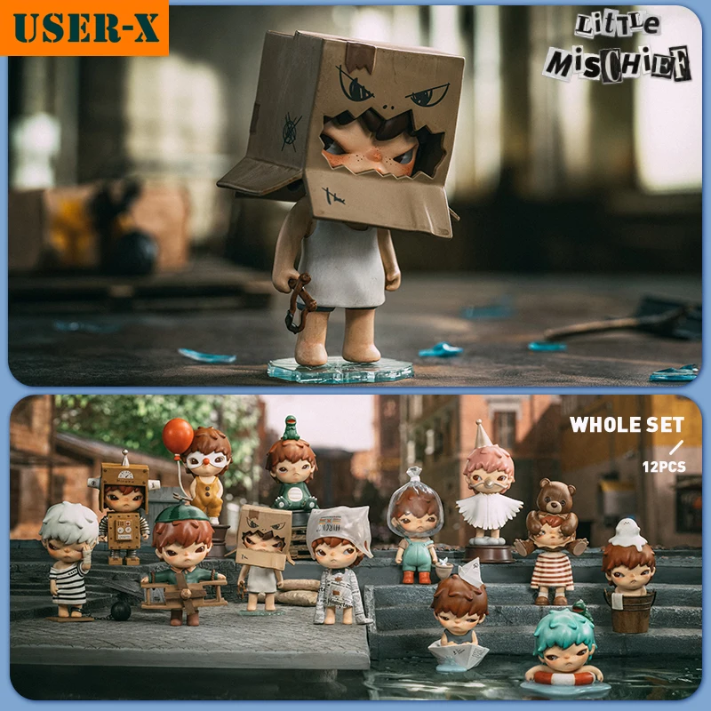 

USER-X POP MART HIRONO маленькая Веселая серия глухая коробка загадочная коробка Кукла двоичные экшн-игрушки фигурка подарок на день рождения Аниме