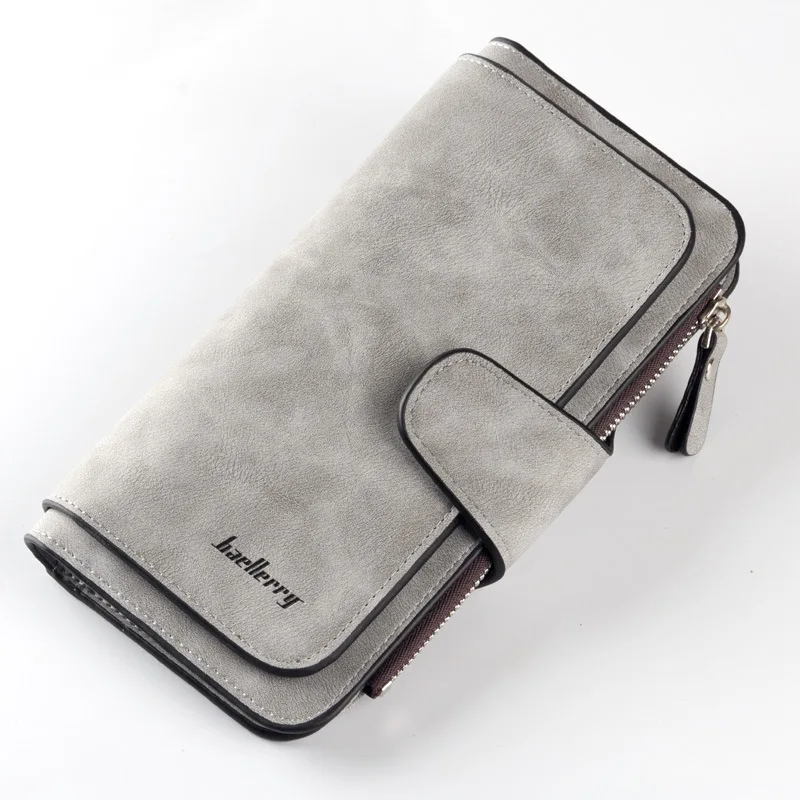 Long Buckle Ladies Wallets Money Bag Multicolor Card Slot Mobile Phone Bags Clutch Bag Credit Card Holders Zipper Coin Purses