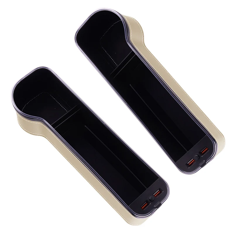 

1 пара, автомобильный Органайзер с двумя USB-портами