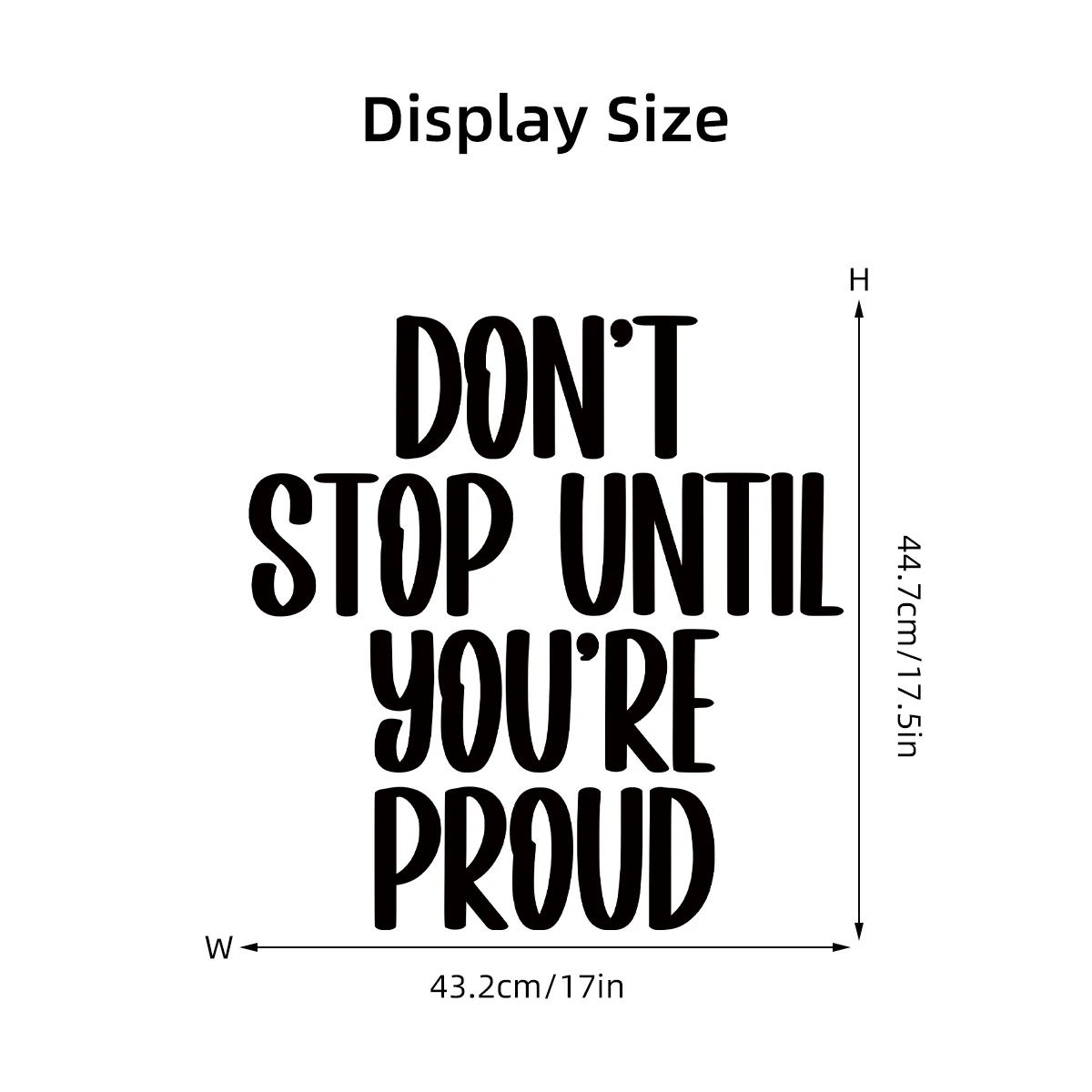 Вдохновляющие Английские тексты настенные наклейки для гостиной задний фон