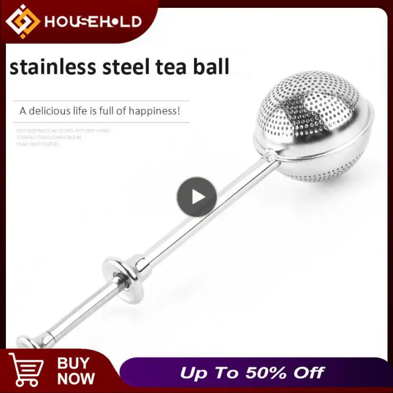 

2/4/6PCS Durable Tea Maker Convenient High Quality Handle Tea Maker Multi-function Filter Tea Soaking Sieve Tool Easy To Use