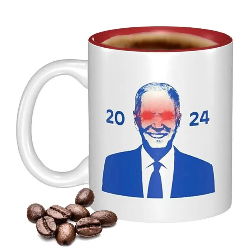 

Кофейная кружка Joe Biden 2024, 350 мл, голова президента выборов, керамическая кружка Biden, забавные кофейные чашки для кухни, Декор, прочная кружка для путешествий