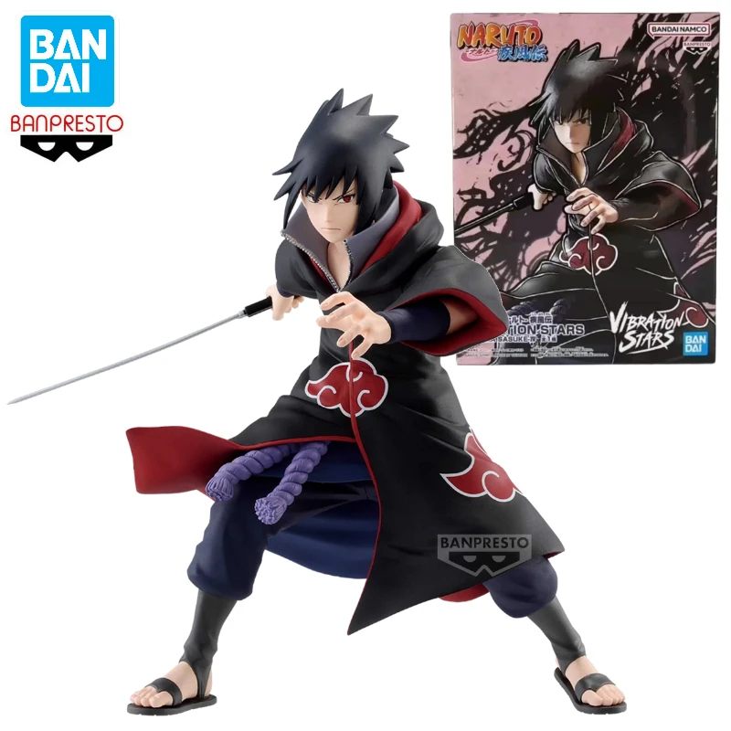 В наличии Bandai BANPRESTO Vibration Stars VS Naruto Uchiha Sasuke 4.0 Аниме Фигурка Игрушка Подарочная