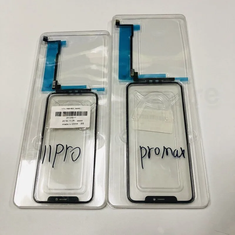 Kup 10 Sztuk Ekran Dotykowy Panel Digitizer Dla IPhone 11 12 Pro X XS Max XR Szkło Przednie Ekran Dotykowy Wymiana Części Naprawa