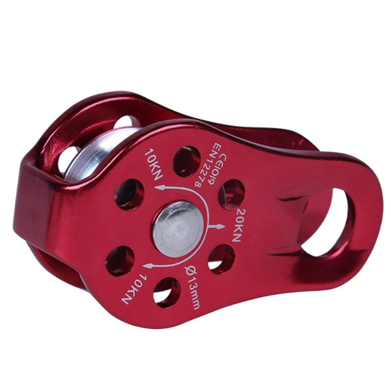 Небольшой веревочный шкив из алюминиевого сплава на открытом воздухе для